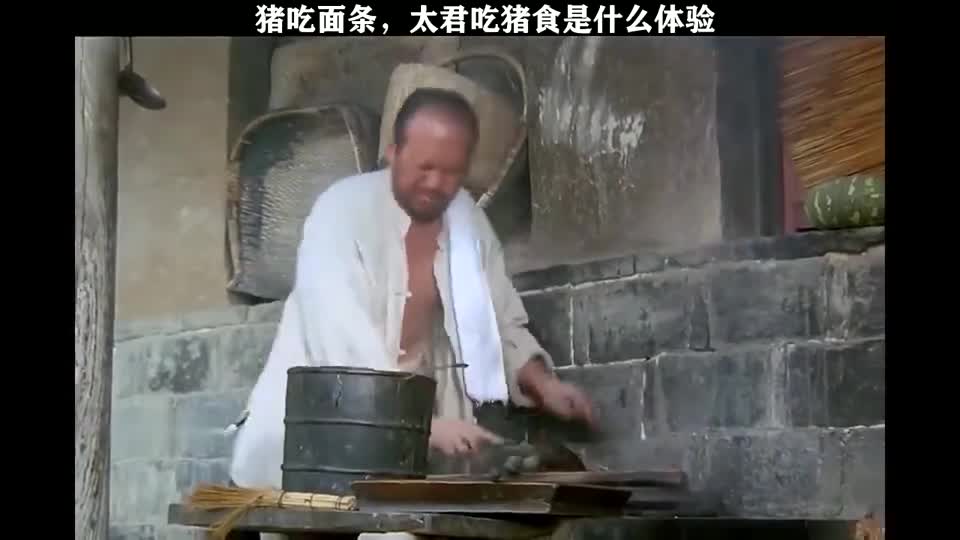 猪吃面条,太君吃猪食,这是什么体验
