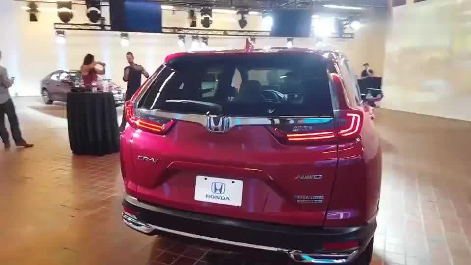 新款本田crv_hybrid抢先实拍, 看到这颜值内饰, 你心动了吗