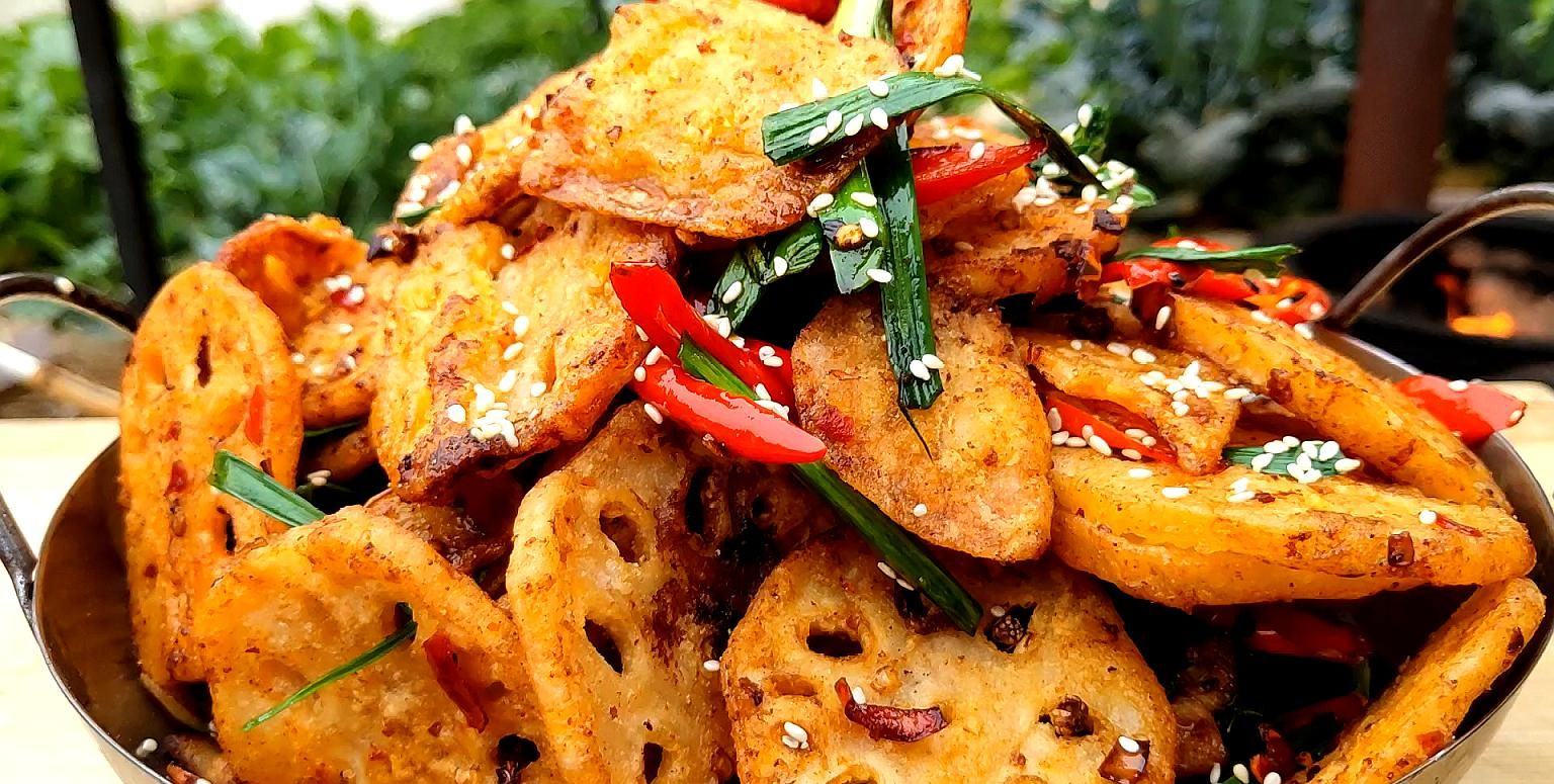 教你营养好吃的干锅莲藕,美味过瘾还能解馋,挑食的孩子都吃撑了_高清