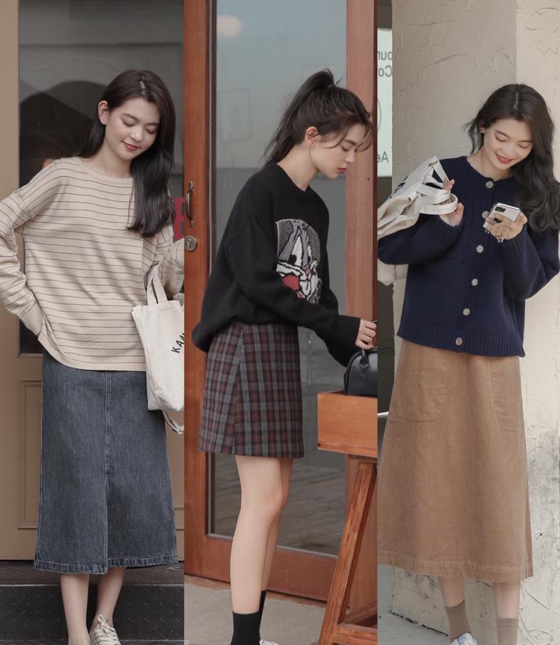 学生党入秋后怎么穿?这位时尚博主秋季穿搭示范,甜甜的文艺范