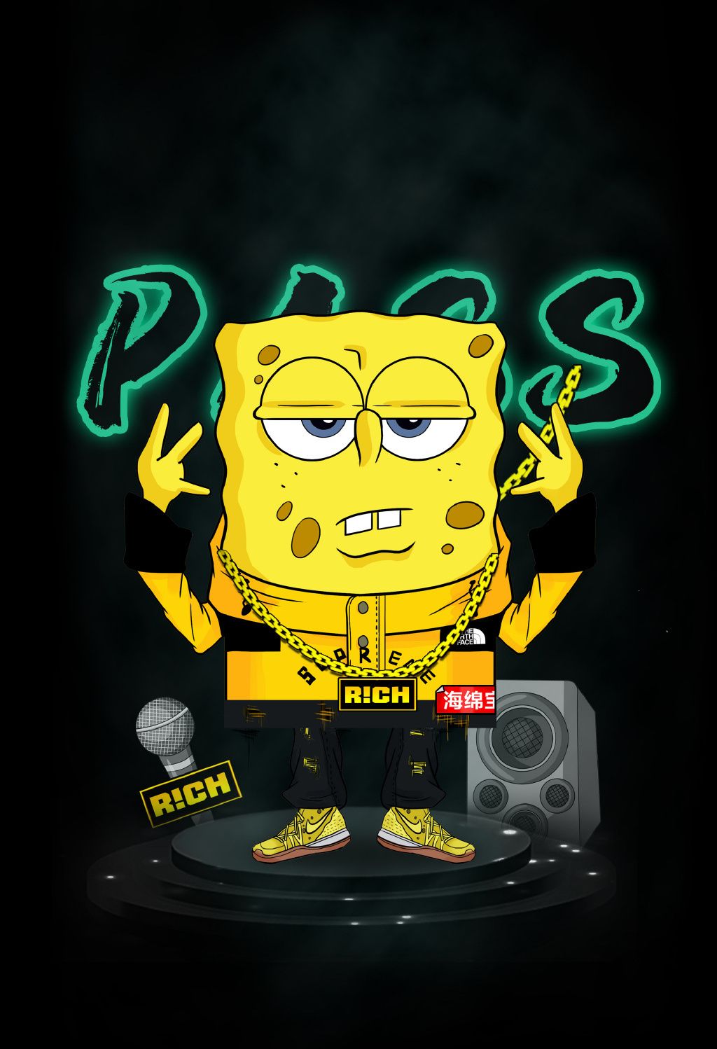 海绵宝宝们也嘻哈_高清图集_新浪网