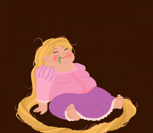 当迪士尼公主们放弃减肥,都胖的认出不来了_高清图集_新浪网