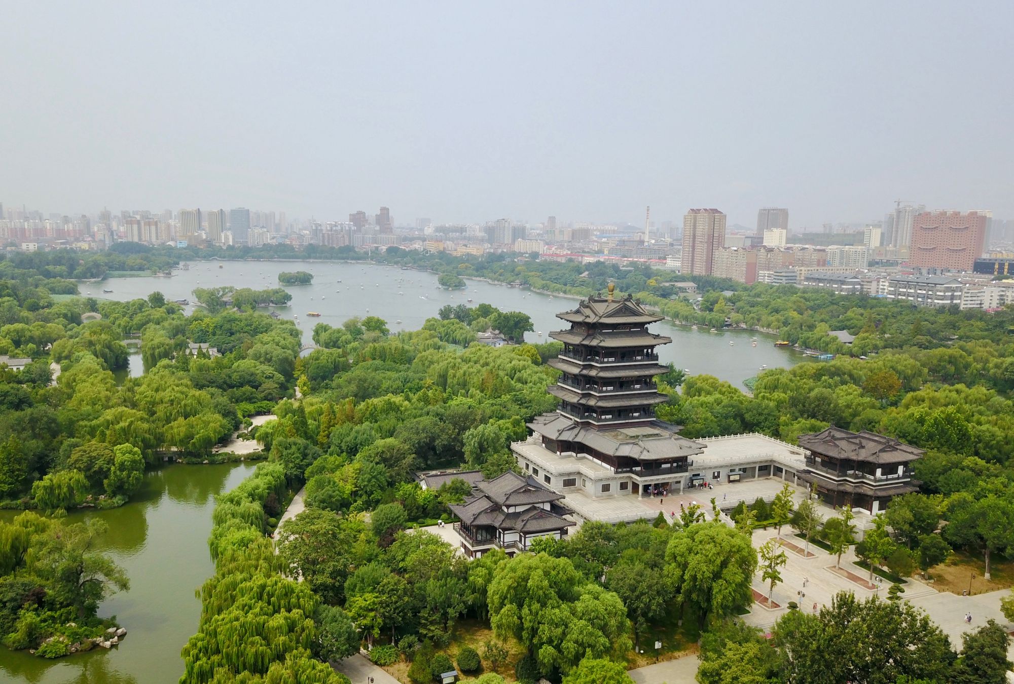 览·千百度 泉城大明湖 无数泉眼汇聚而成