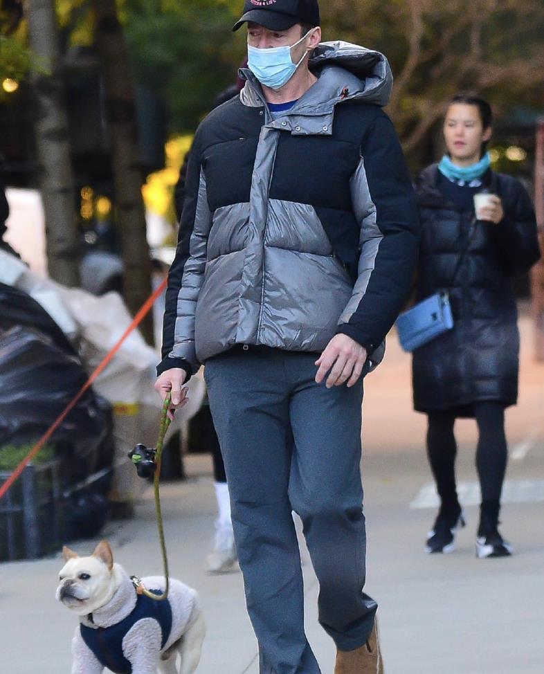 休杰克曼hughjackman在纽约外出高清新街拍