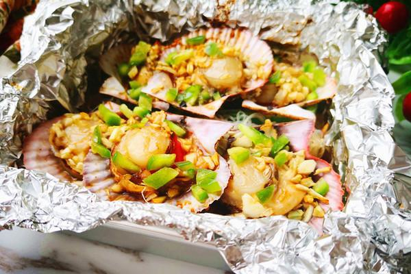 锡纸扇贝的做法,教你这样做,无名火,无油烟,几块钱就能吃到嗨__财经头