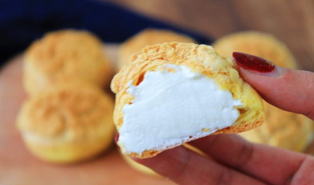 第一次烤泡芙，老公夸我可以去开店了，你们觉得怎么样？休闲区蓝鸢梦想 - Www.slyday.coM