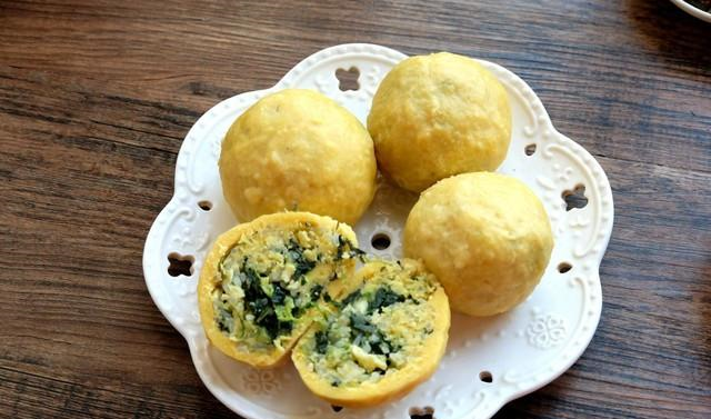 简单易做的玉米面菜团子,不和面不擀皮,更不烫面,全家都爱吃__财经