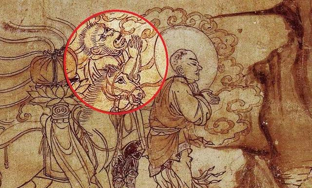 专家推测,那个僧人其实是玄奘西行时所依靠的一名弟子石槃陀.
