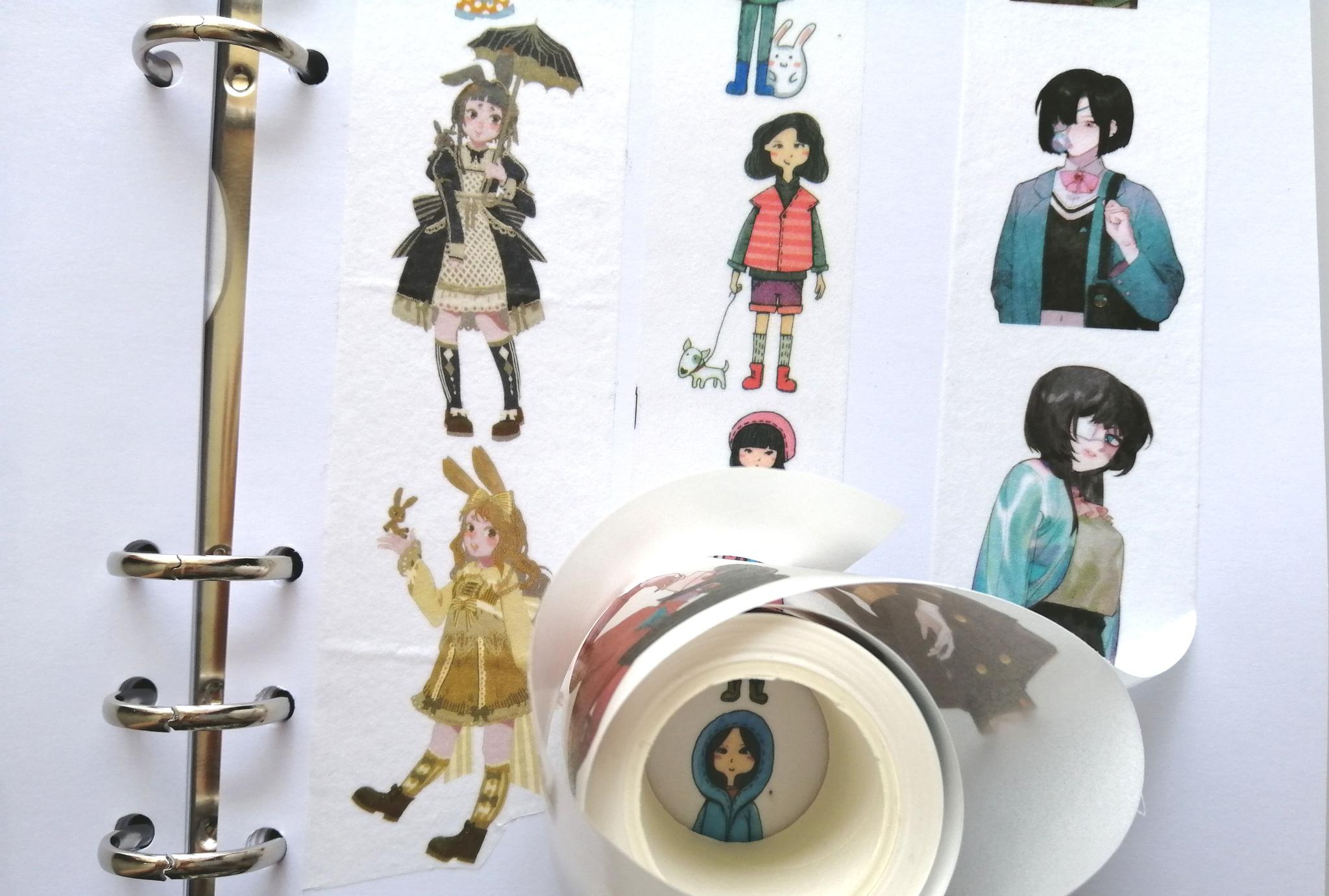 手帐高大上,人物和纸胶带来帮忙,看看有没有你喜欢的.