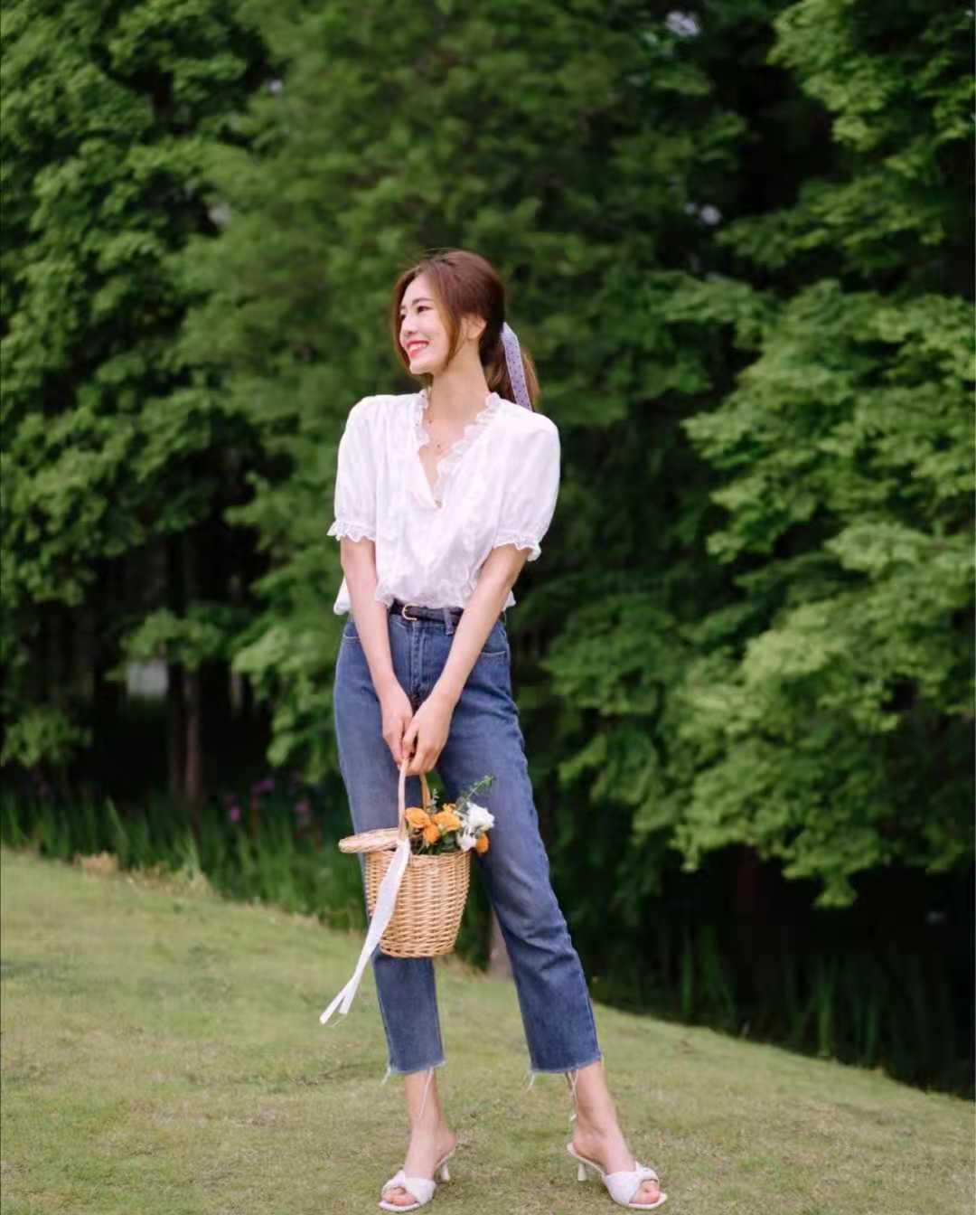 夏天一米五的女生穿什么衣服好看_高清图集_新浪网