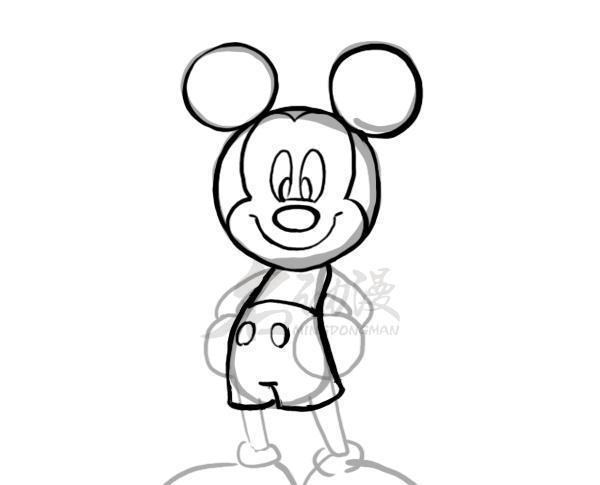 米老鼠绘画教程