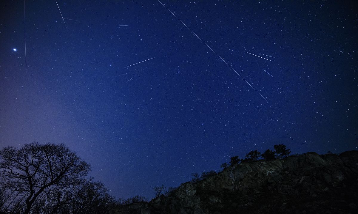 一闪而逝的美丽,流星!