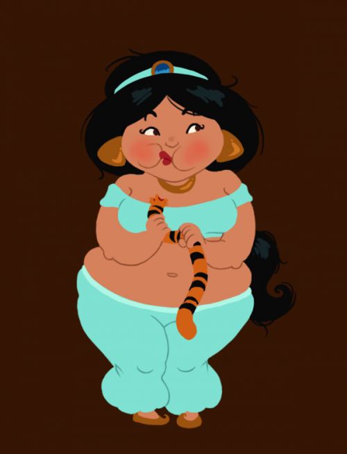 迪士尼胖胖的公主图片