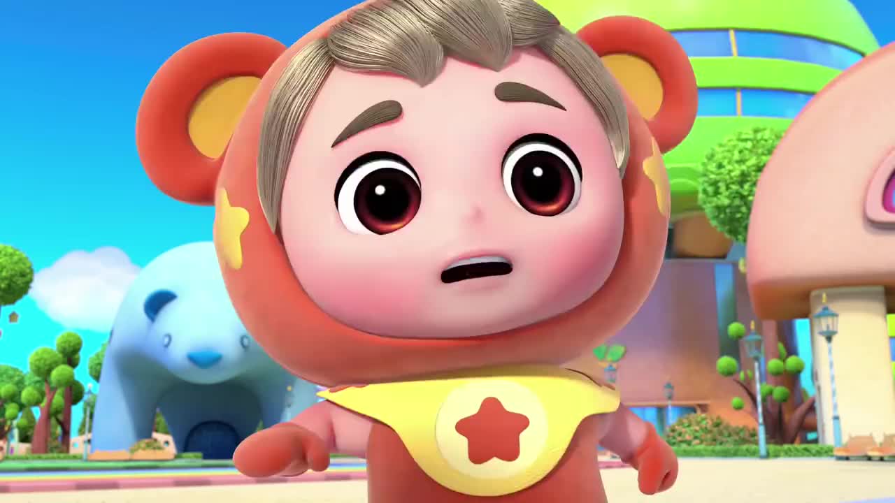 百变校巴阿普为了得到同学的关注假装手腕受伤还一直喊痛