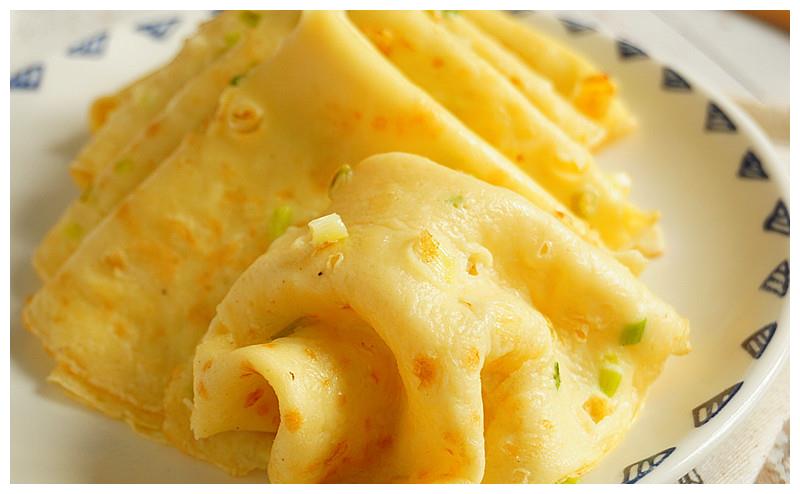 早餐别将就,教你做孩子爱吃的鸡蛋饼,薄而不破,面糊比例快记牢