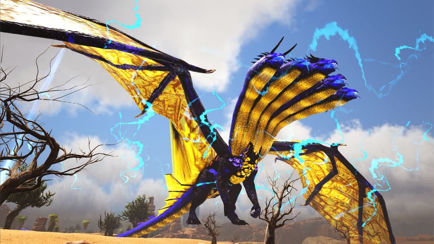 妖月 方舟生存进化 怪物15 创世之龙出现!操控雷电 拥有五个龙头