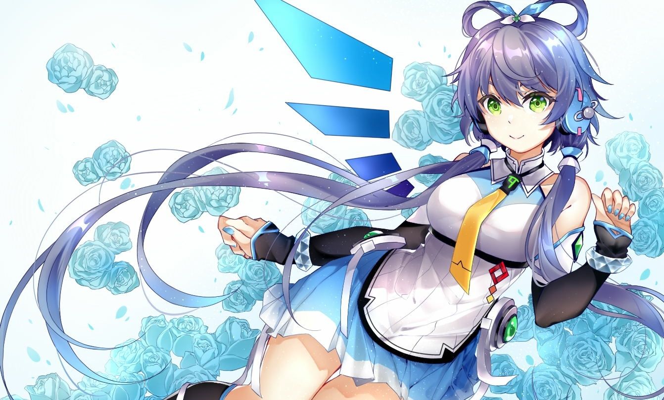 甜美萝莉,可爱歌姬.初音未来,洛天依插画分享,两个我都要