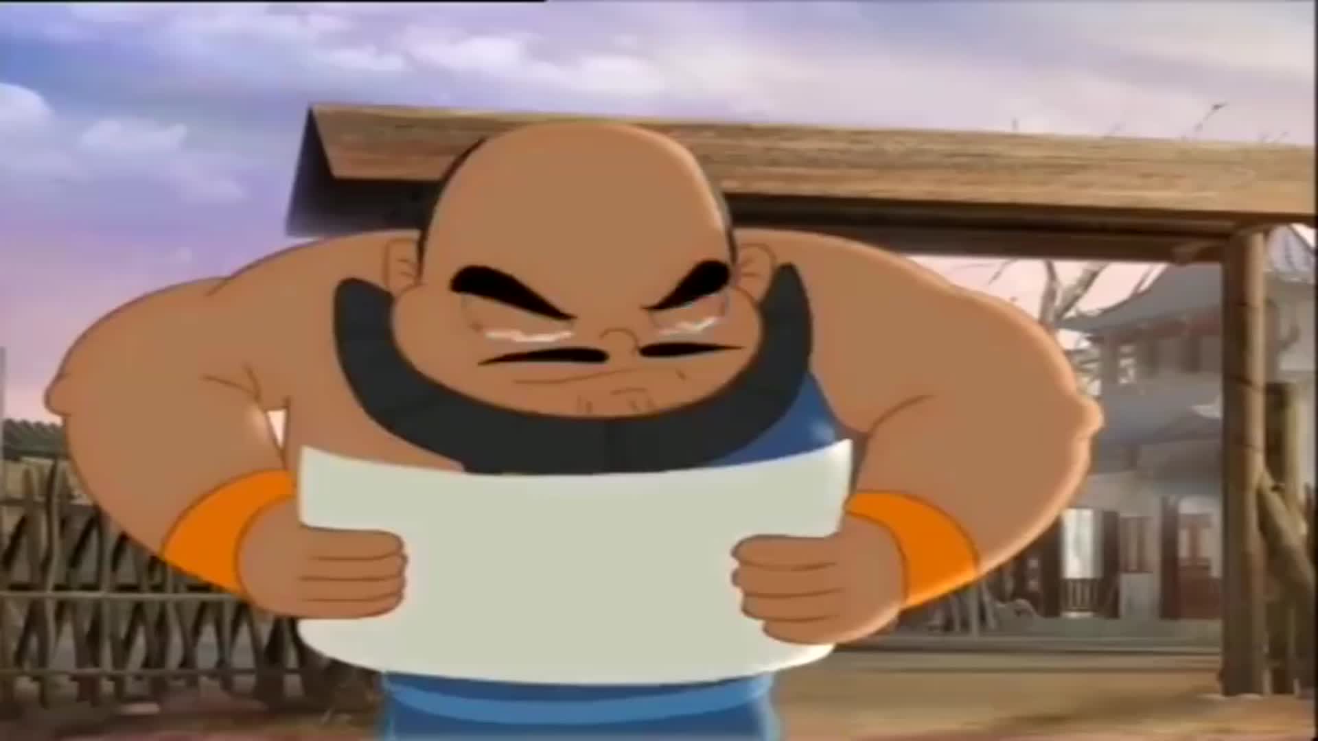 神厨小福贵又是个不认字的拿倒了还感动涕零的