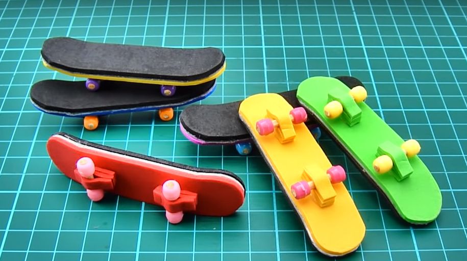 diy炫酷手工创意迷你滑板,制作精致时尚,亲朋好友都爱不释手!