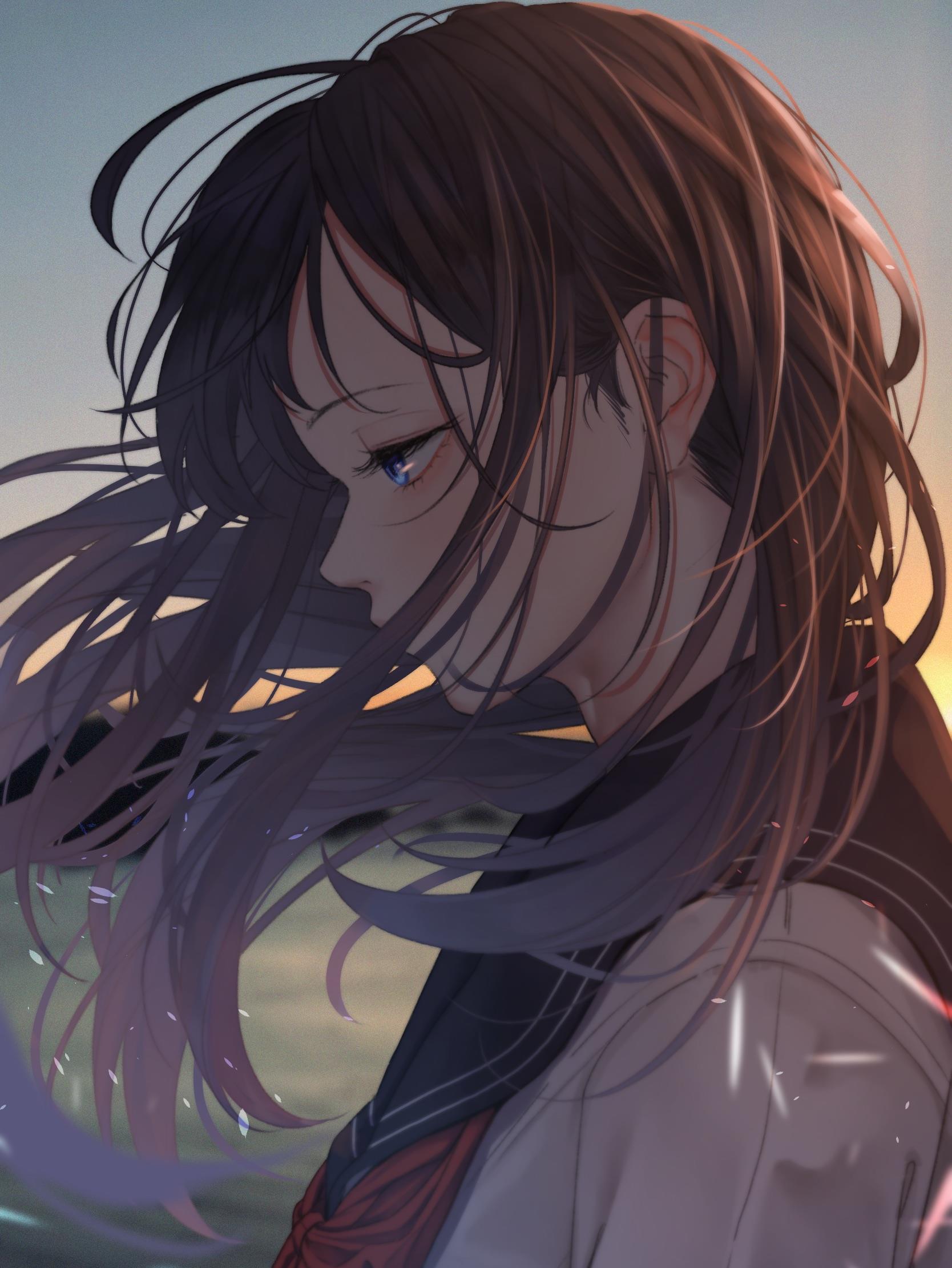 不开心的女生119