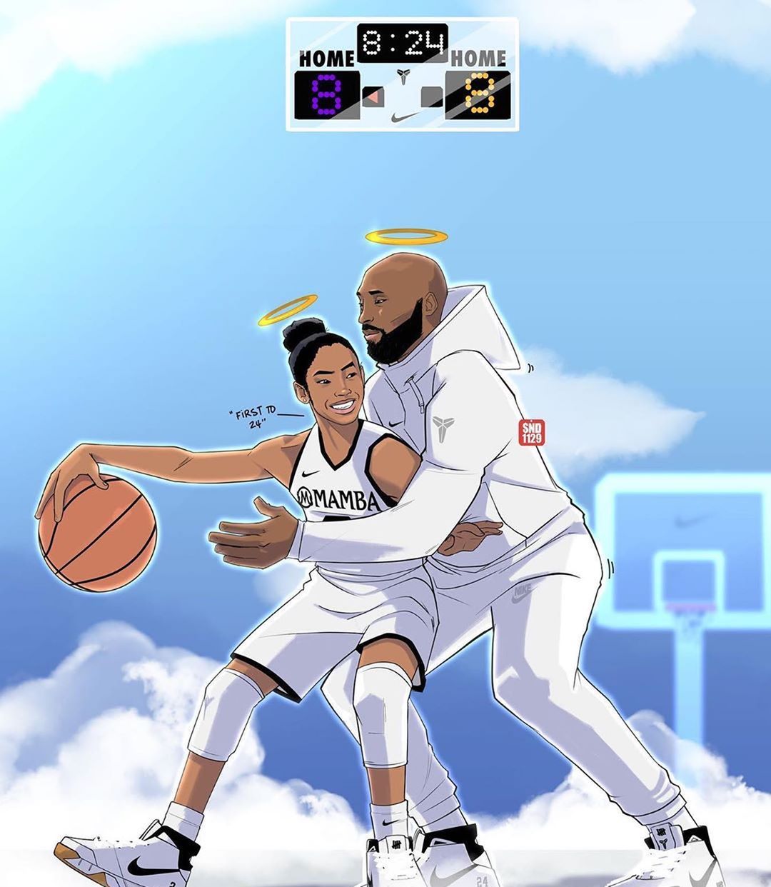 科比&gigi,天堂安好!_高清图集_新浪网