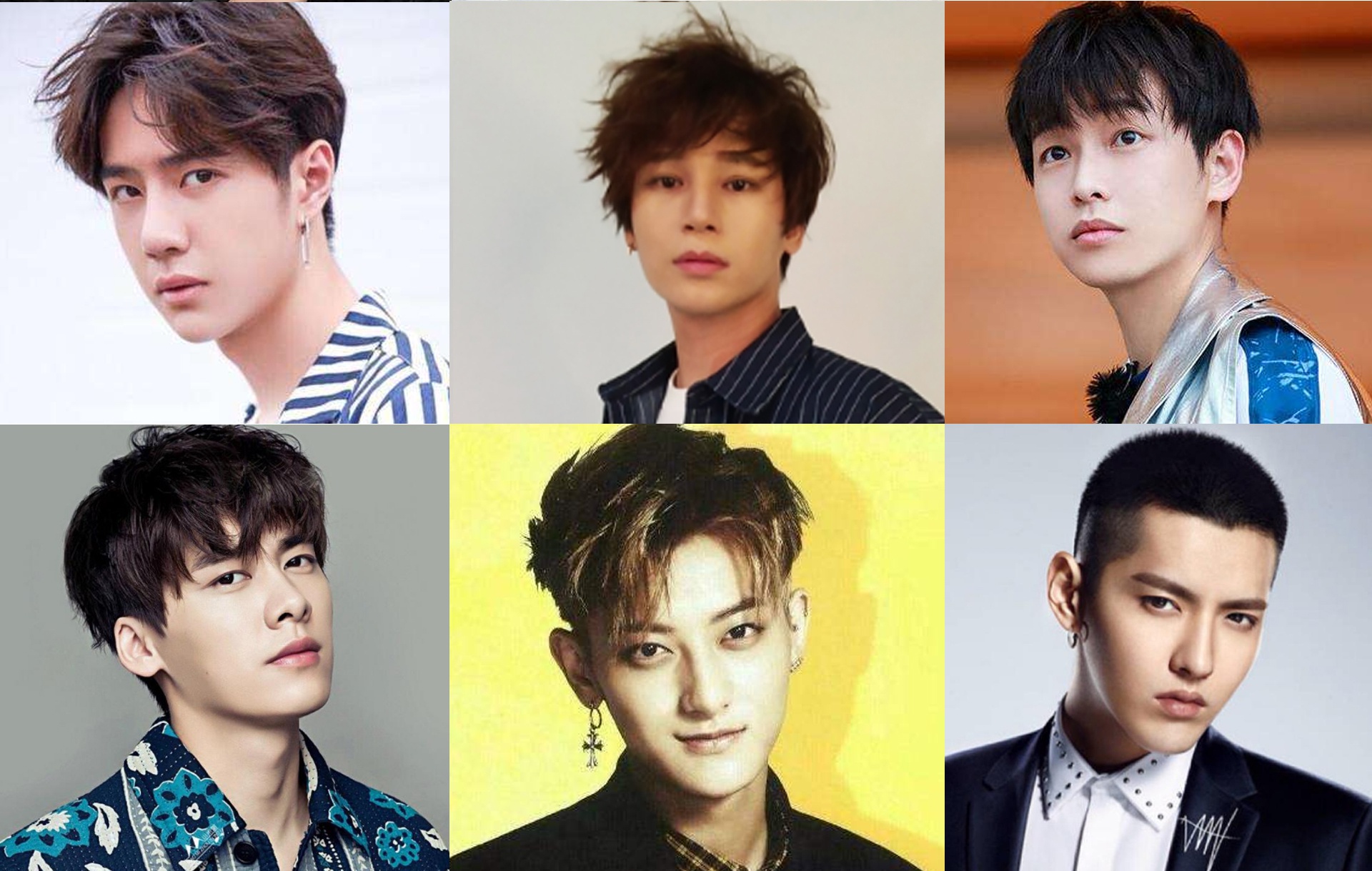 长在审美点上的颜值扛把子肖战王一博李易峰陈奕天刘昊然黄子韬