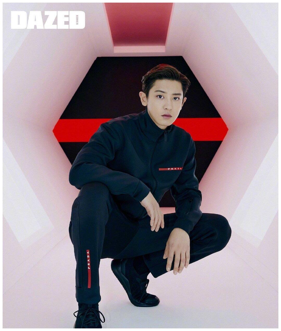 prada品牌大使「朴灿烈」演绎的lines rossa系列大片