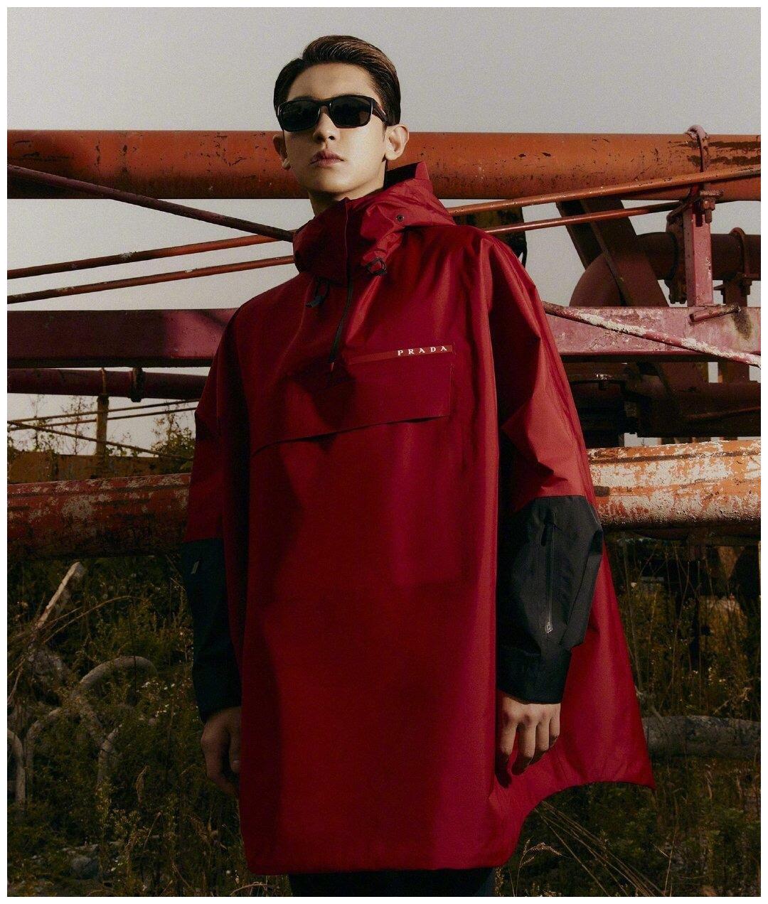 prada品牌大使「朴灿烈」演绎的lines rossa系列大片