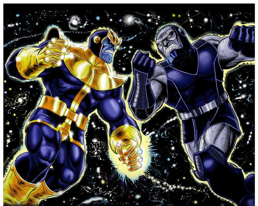 达克赛德vs灭霸图赏如果这两大反派合拍一部电影就好咯