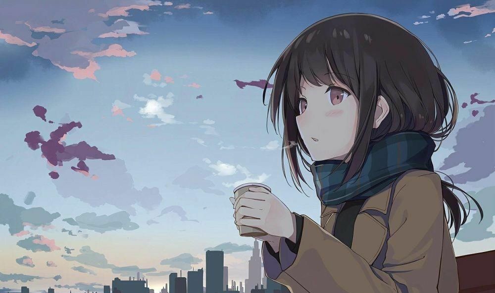 动漫少女壁纸 精致可爱的少女漫画壁纸 很心动了