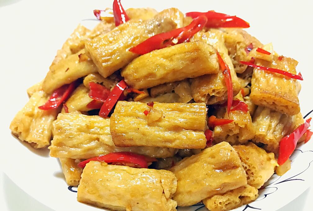 豆筋这么做真好吃,只需要六步骤就可以_高清图集_新浪网