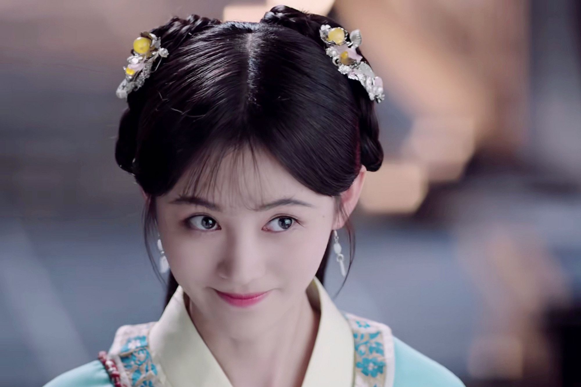 古装初恋脸女神鞠婧祎很惊艳的美貌你心动了吗