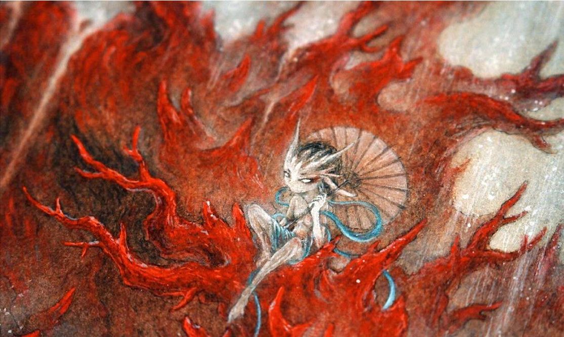 山海经最可爱的妖怪海童莫名的有一种萌萌的感觉呢