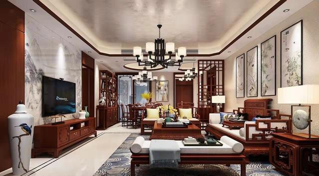 古典中式风格红木装修有它自己的优势,欧美风格有它的特点,但是说起