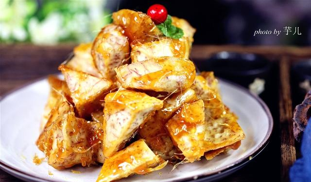 3.用小锅炸芋头,更为