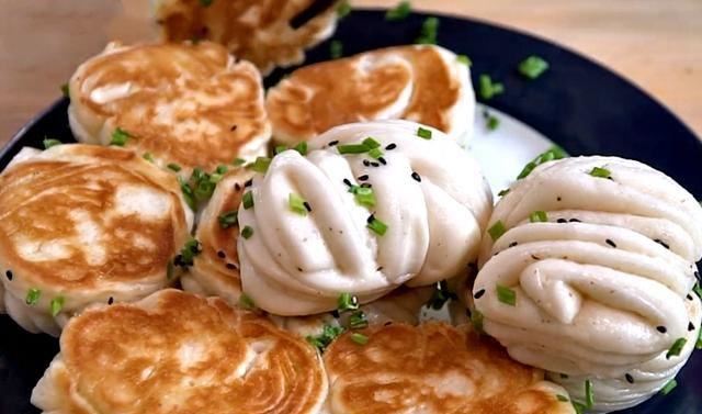 花卷最好吃的做法,上锅煎一煎,焦香酥脆又暄软,大人孩子都爱吃|花卷