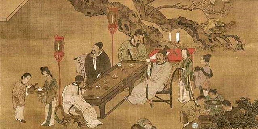 古人宴饮场面:奢华雅致,引人遐思