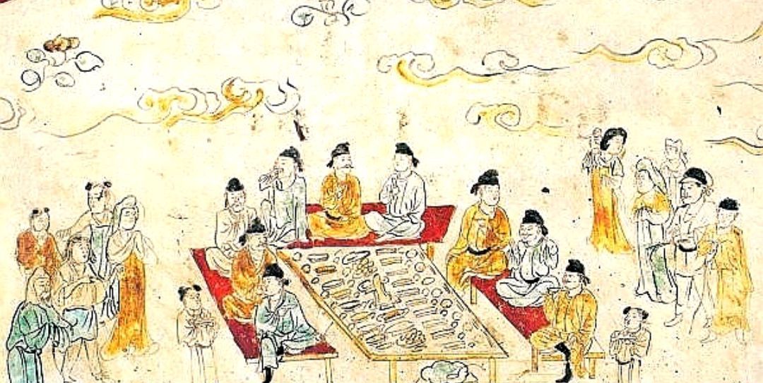 古人宴饮场面:奢华雅致,引人遐思