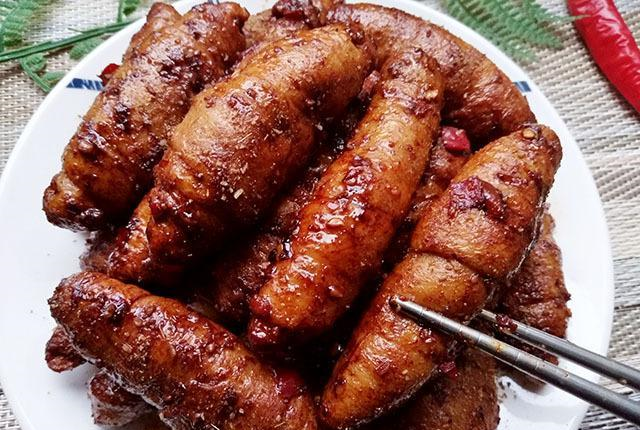 自己在家做面筋加水一拌一煮入口筋道弹牙比买的强多了