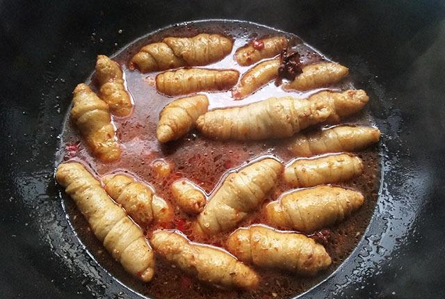 自己在家做面筋加水一拌一煮入口筋道弹牙比买的强多了