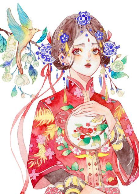 十二星座专属古风嫁衣,金牛座是仙鹤鱼尾,天蝎座气场全开!__财经头条