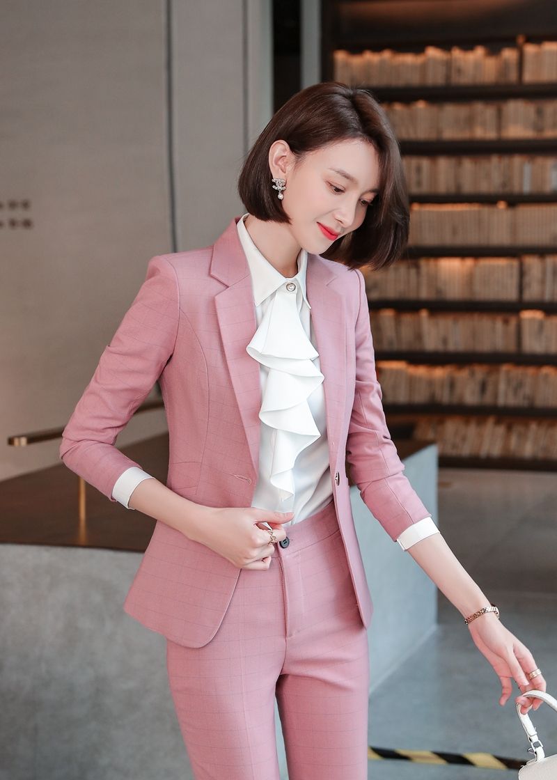 正装女套装职业适合演讲比赛的服装女西服