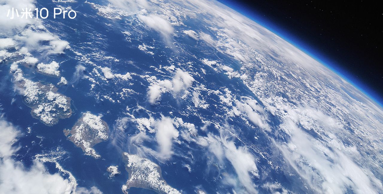 科技圈"夫子登天"!小米10pro乘火箭上太空,拍摄回望地球图赏