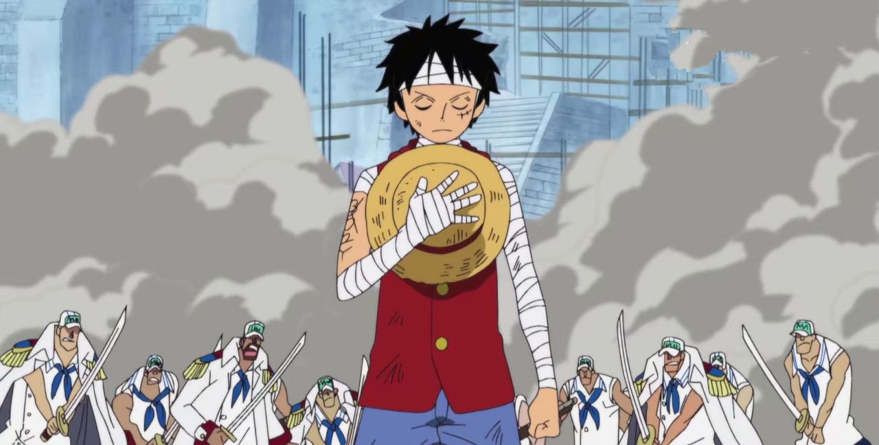 经典动漫:改变路飞的几场经典战斗,顶上战争让众人潸然泪下