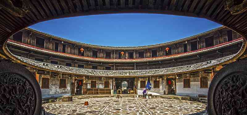 福建土楼:建于元末明初,目前已知最古老又最大的园楼裕昌楼__财经头条