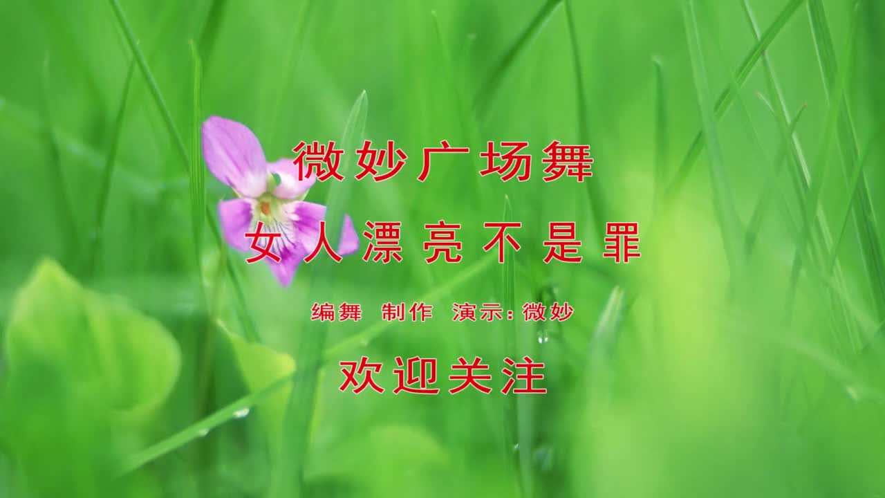 零基础广场舞《女人漂亮不是罪》简单4组动作,走路也能瘦腰