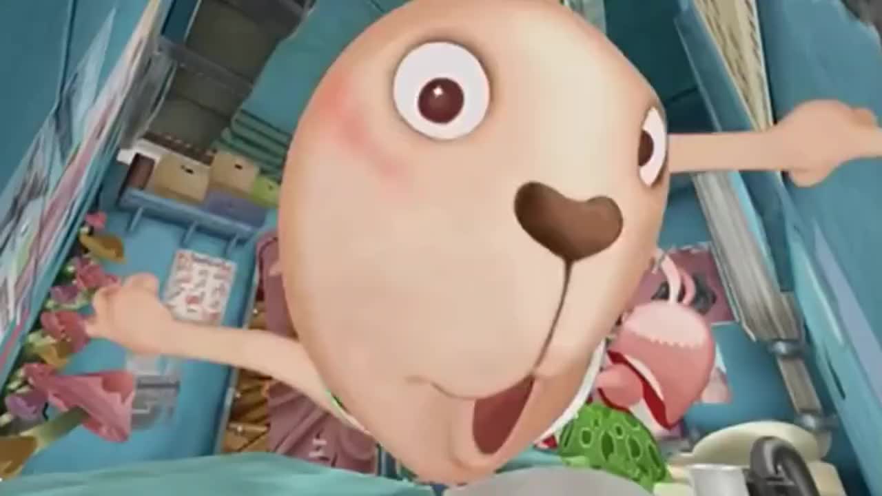 越狱兔:兄弟,你的青蛙跑到我的头上了,请你处理下