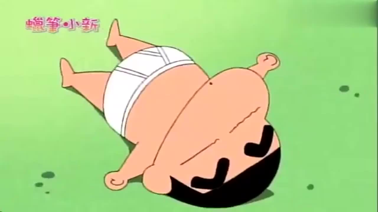 蜡笔小新:小新一见到娜娜子姐姐, 眼睛都在放光哦