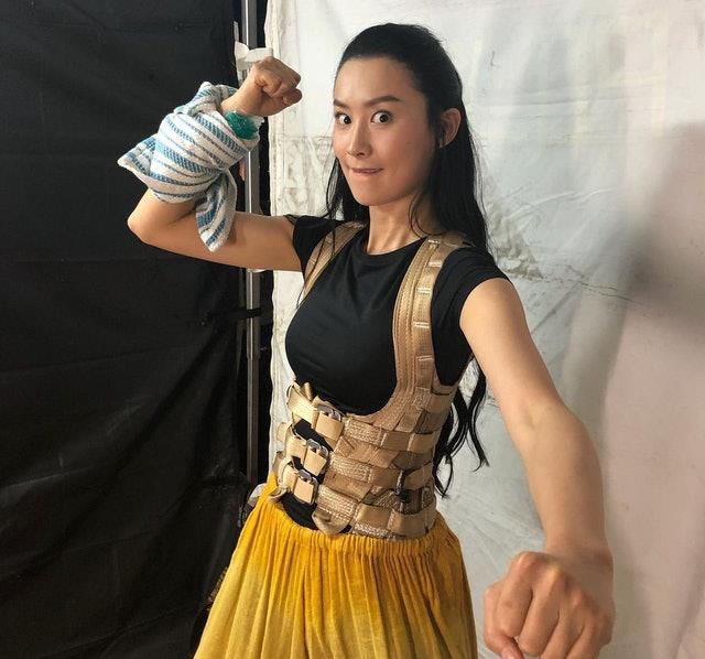 电影尚气陈法拉公开太极教练真身样貌可爱打得优雅又有劲