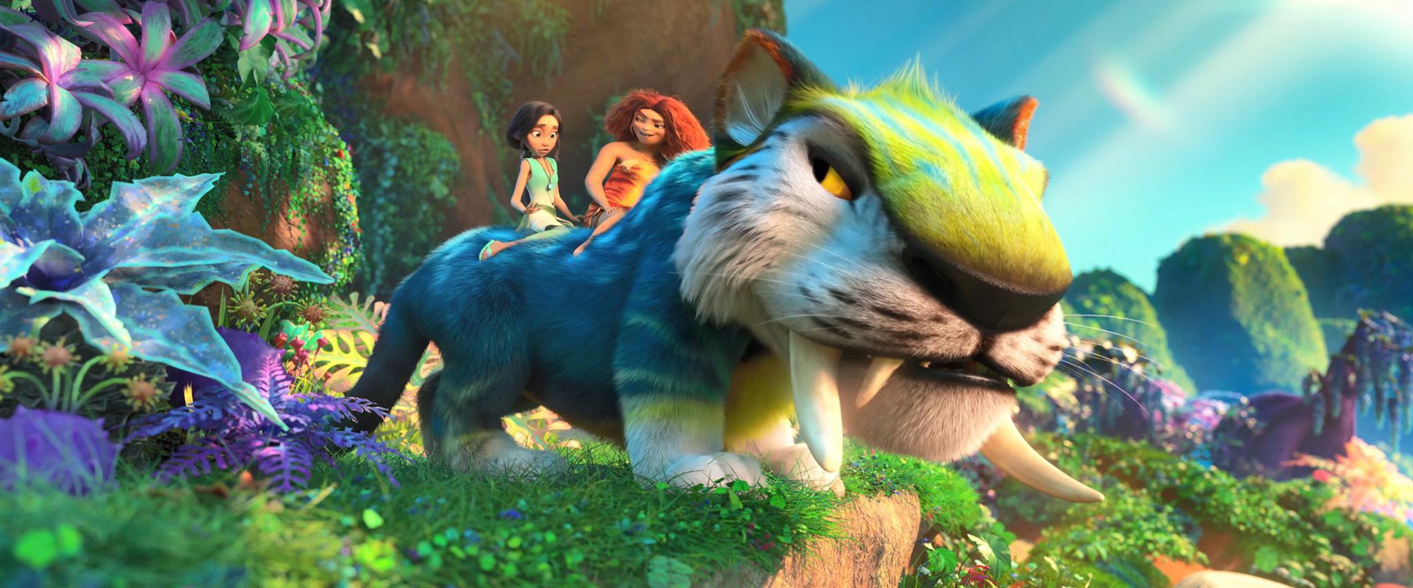 庞博转行当观察员揭秘疯狂原始人2神奇动物大乱斗